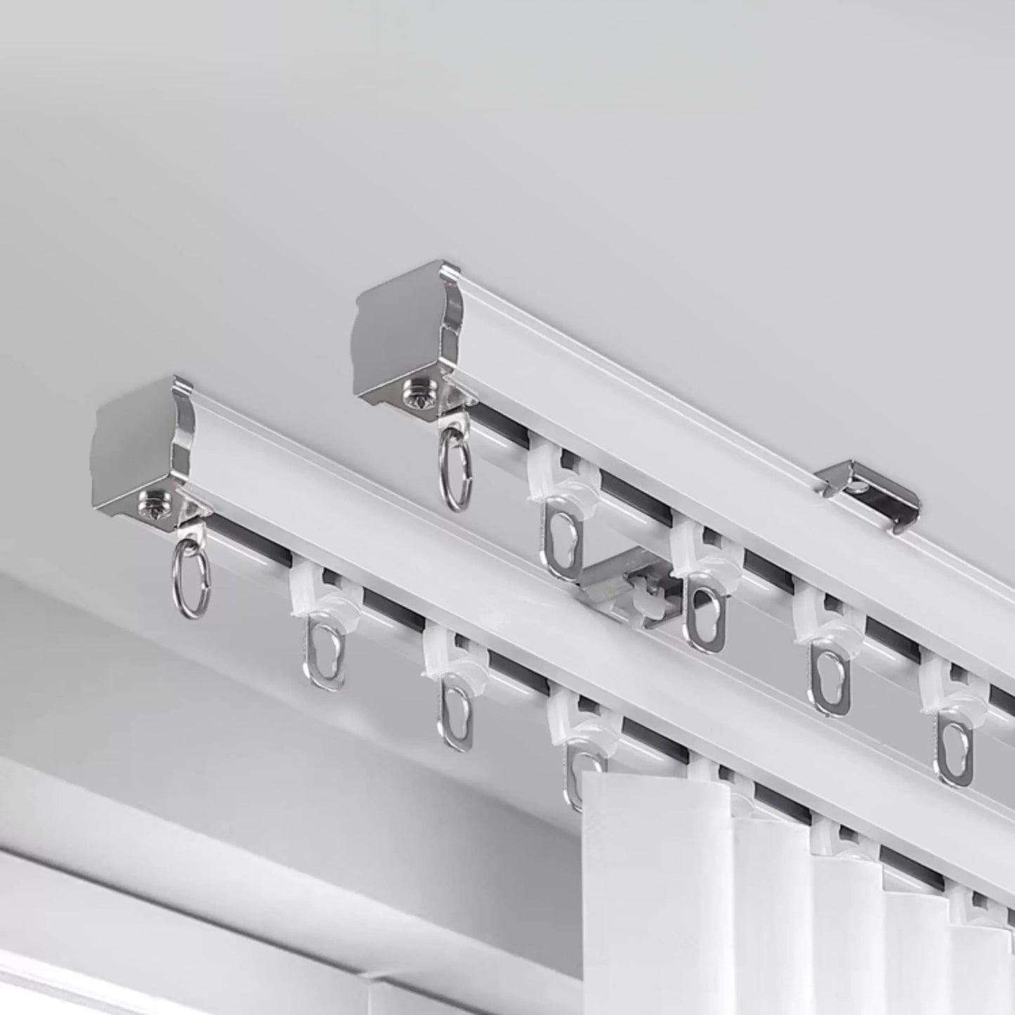 Thickened Silent Aluminum Curtain Track – Smooth Gliding Rail