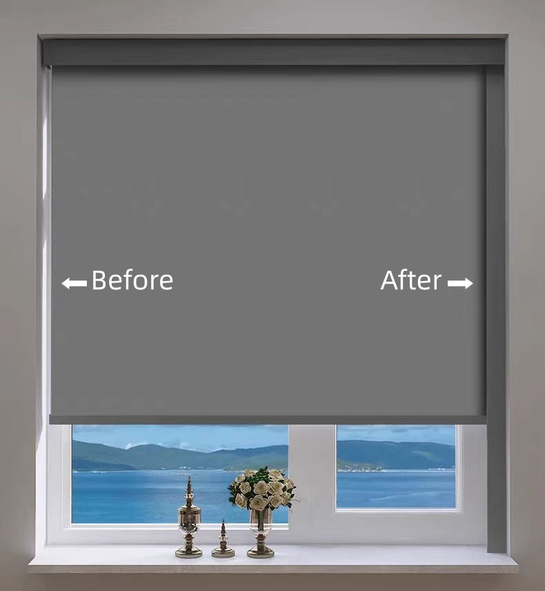 L-Shaped Light Blocking Strip for Roller Shades – Gap Filler for Better Light Control
