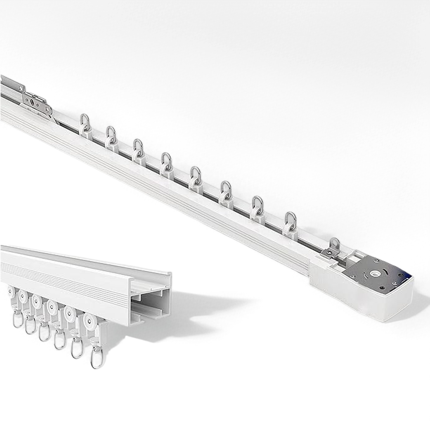 Electric Curtain Rail for Oversized Windows Remote Control