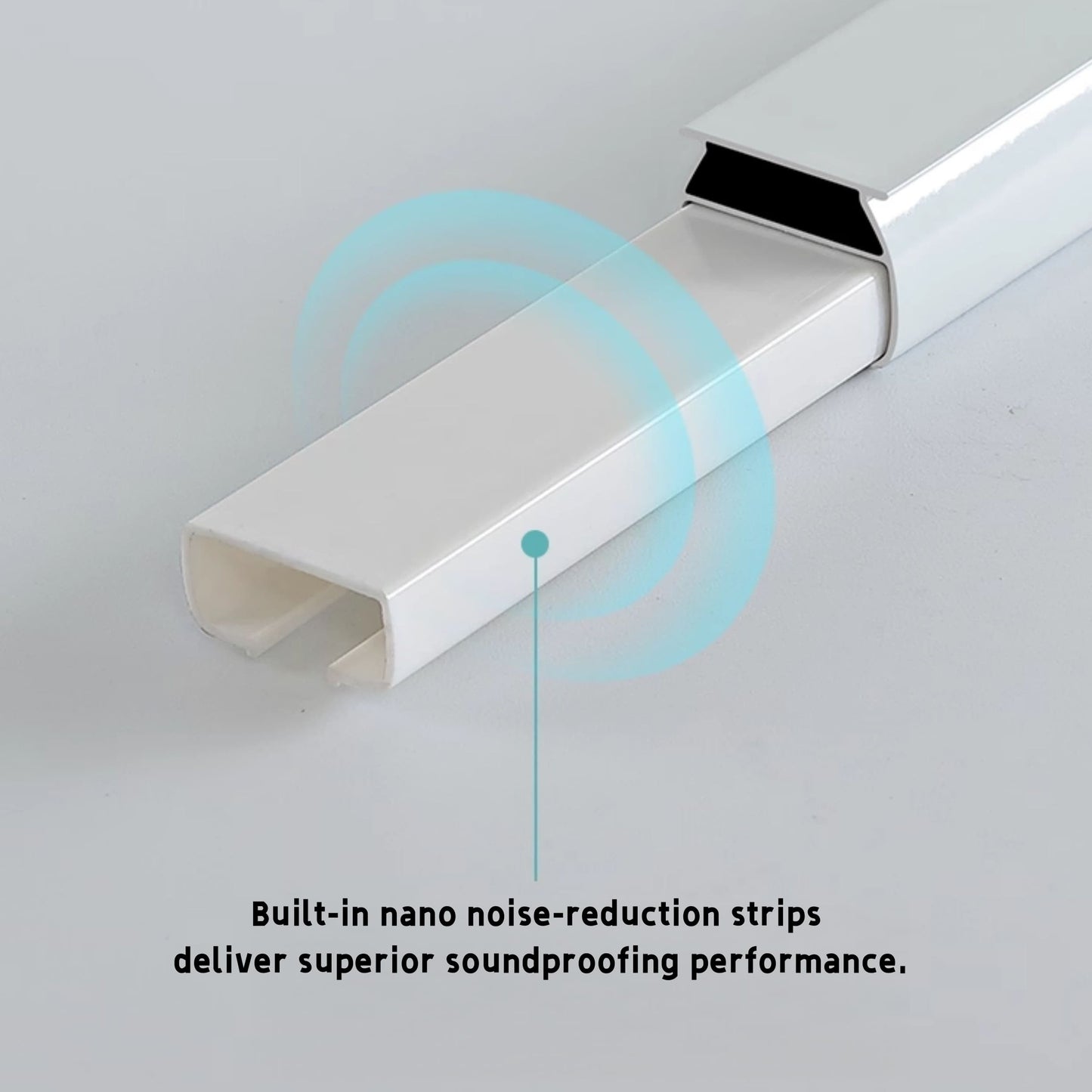 Thickened Silent Aluminum Curtain Track – Smooth Gliding Rail