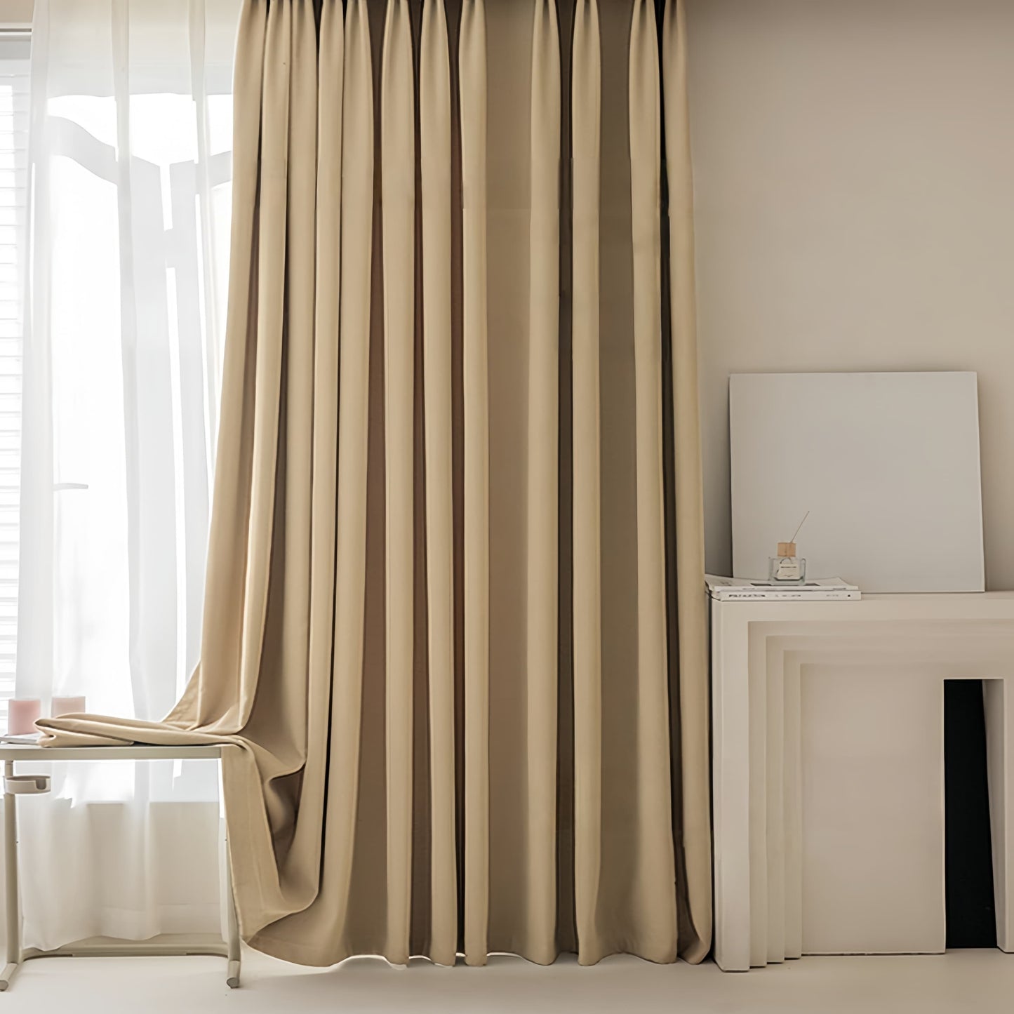 818# Luxurious Thermal Velvet Curtains for Home Theater & Living Spaces