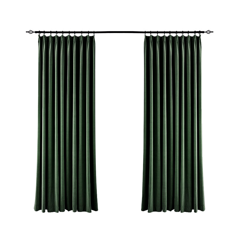 818# Luxurious Thermal Velvet Curtains for Home Theater & Living Spaces