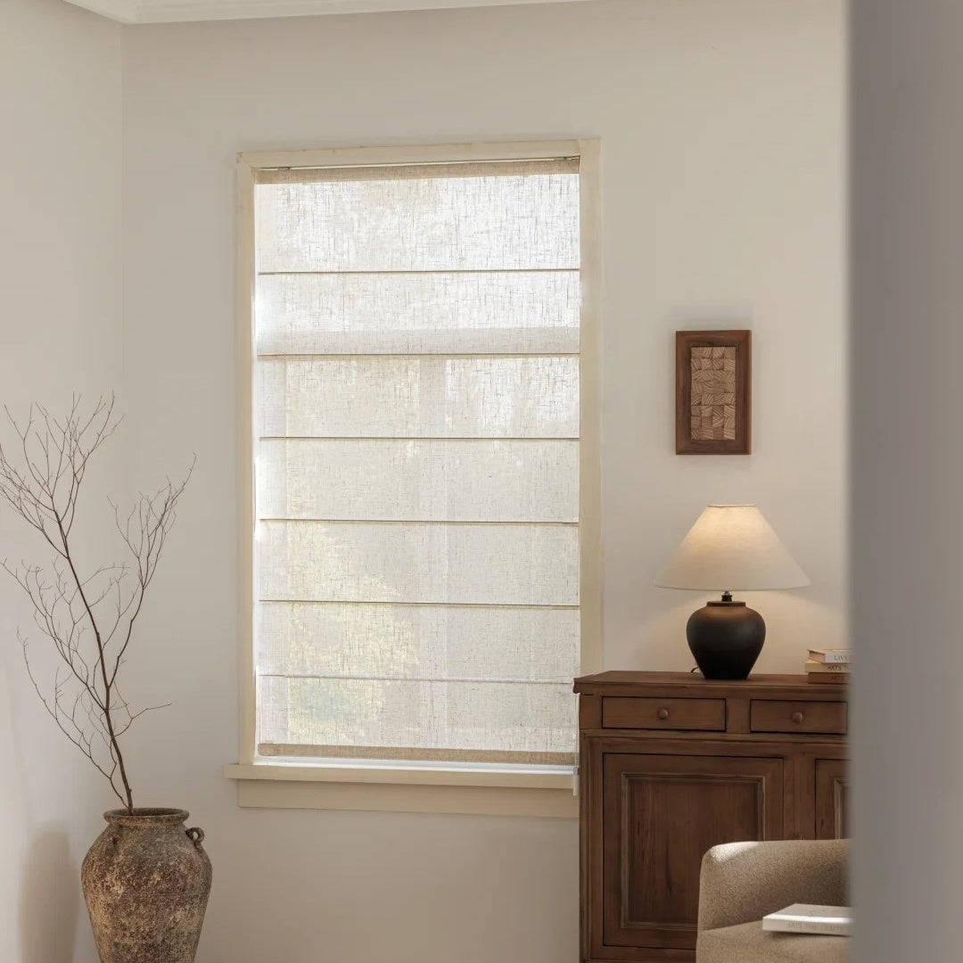 LM288 Light Filtering Roman Shades