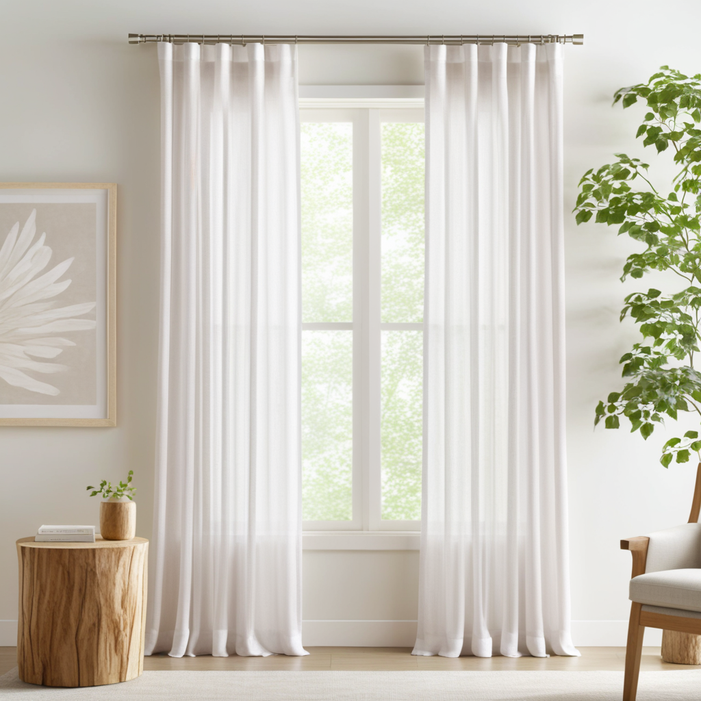 Privacy Sheer Curtains