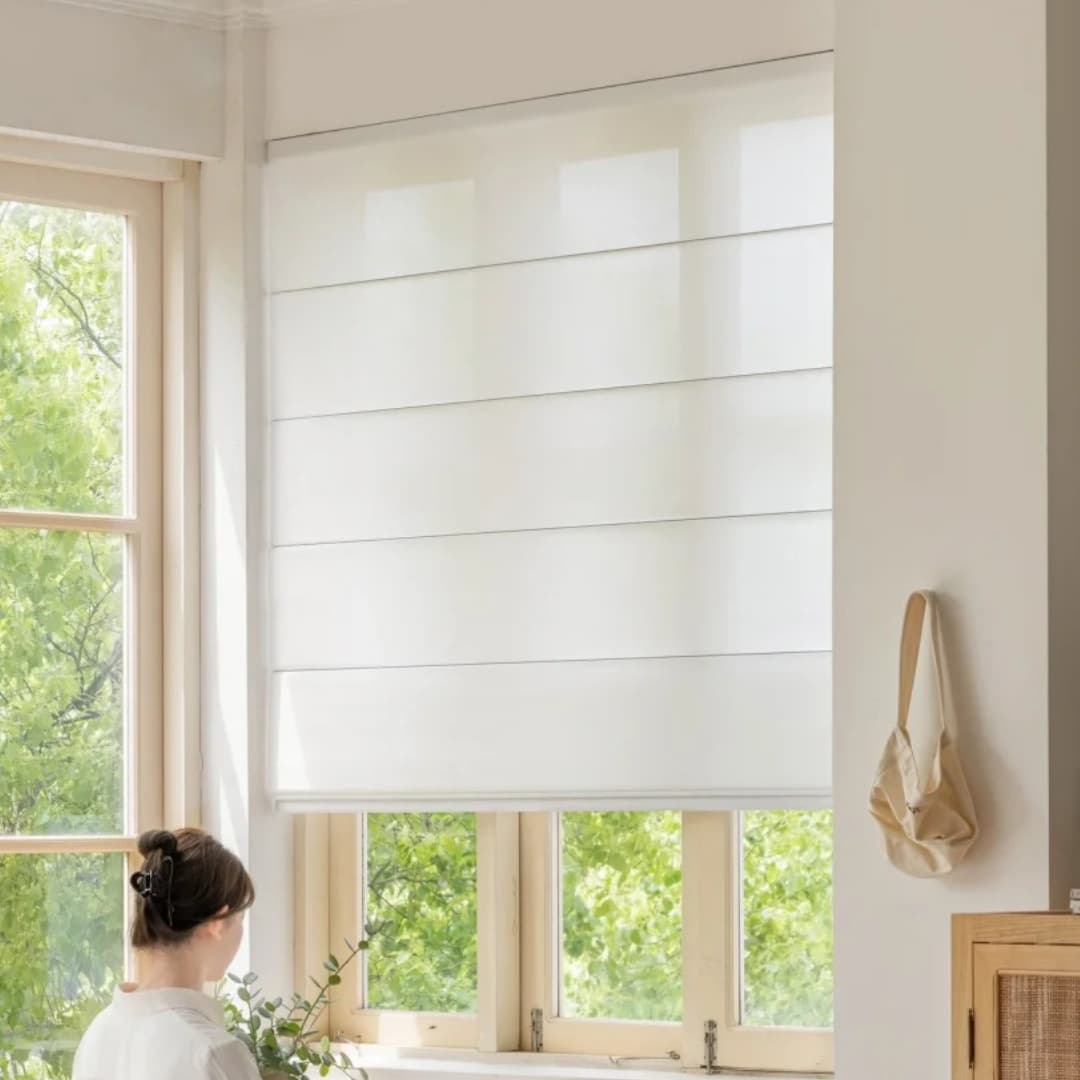 LM288 Light Filtering Roman Shades