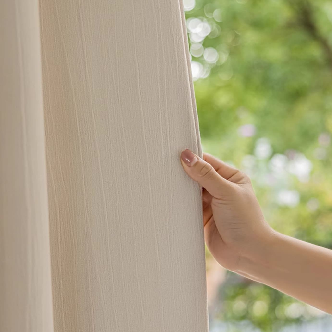 Wave Texture Chenille Blackout Curtains