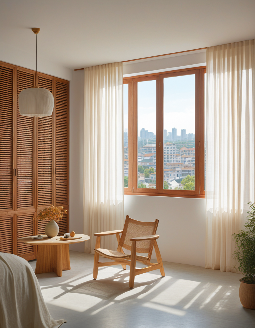 Privacy White Sheer Curtains – Perfect for Light Penetration and Enhanced Privacy