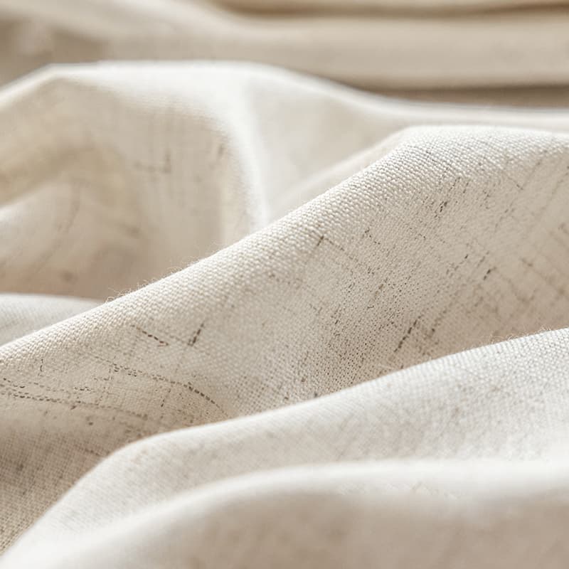 Linen Sheer Curtains Japanese Natural Wood & Boho Style