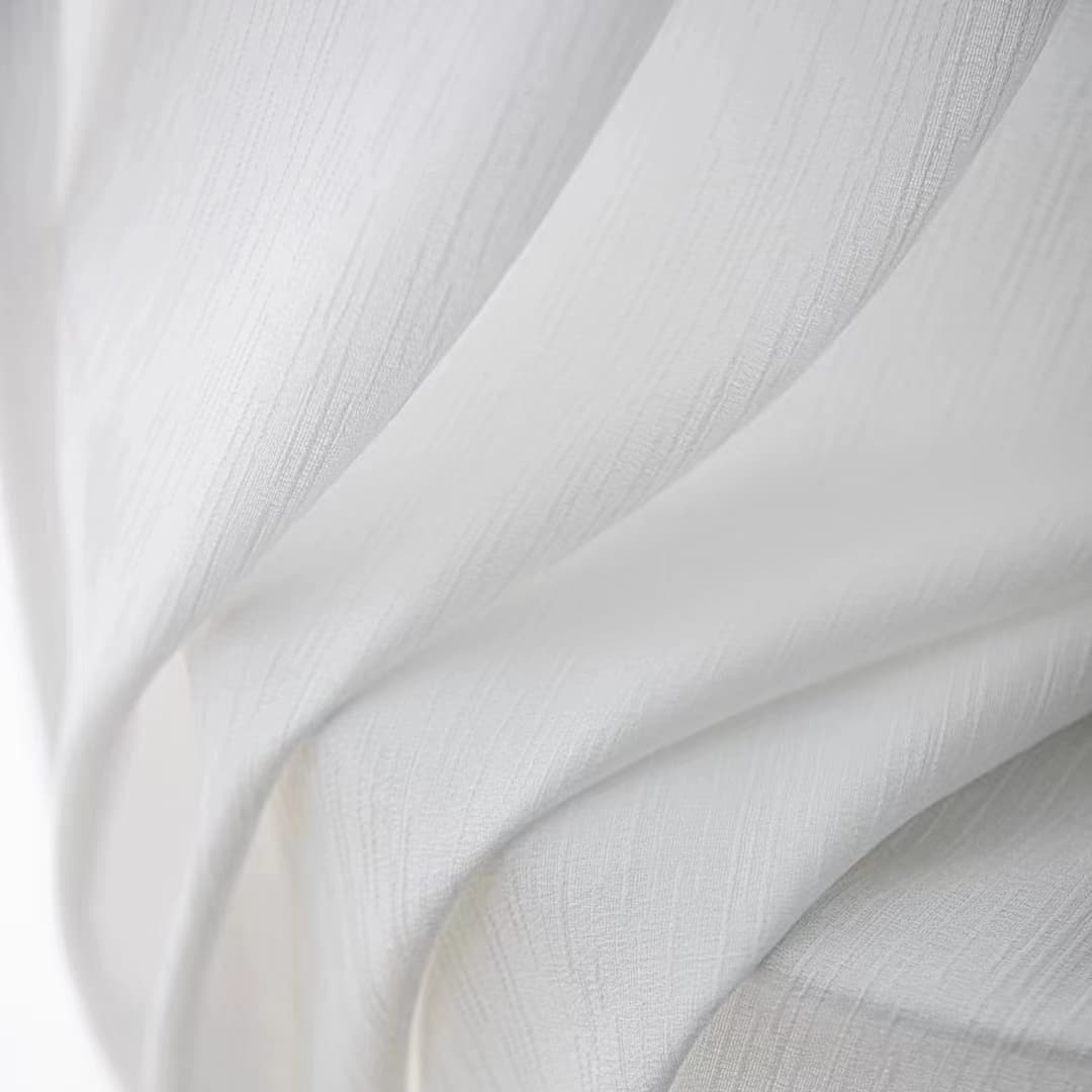 Meteor Shower Vertical Striped Texture Sheer Curtains