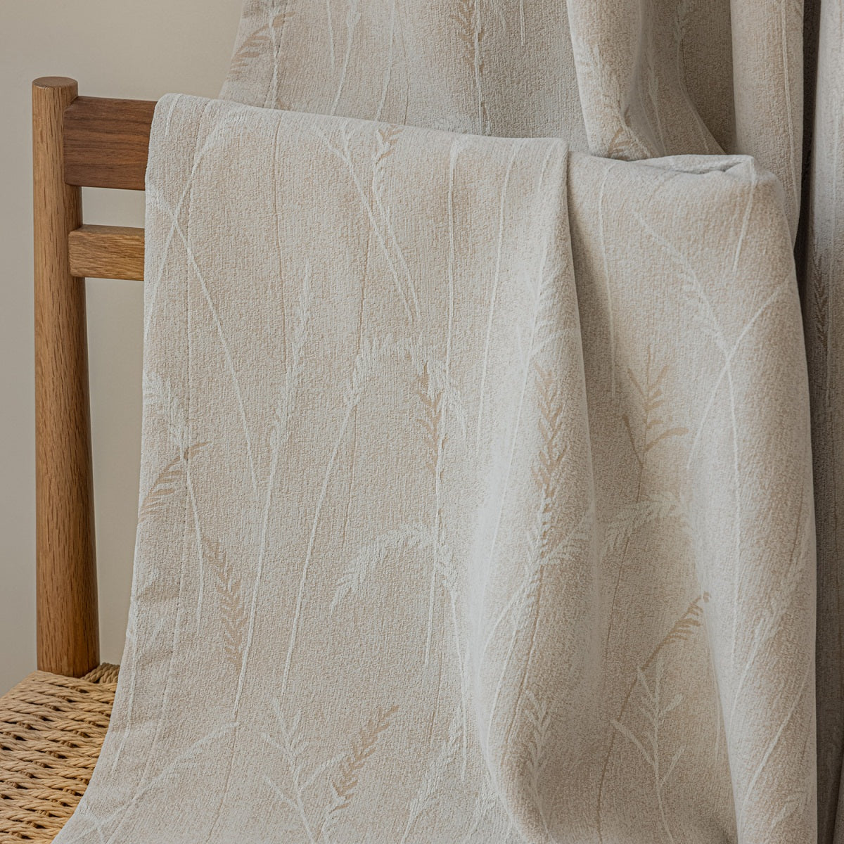 Chenille Jacquard Blackout Curtains Modern  Minimalist Design