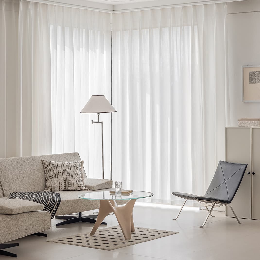 Light Filtering Non-See-Through Sun Protection Abrasion-Resistant Multi-Functional Sheer Curtain