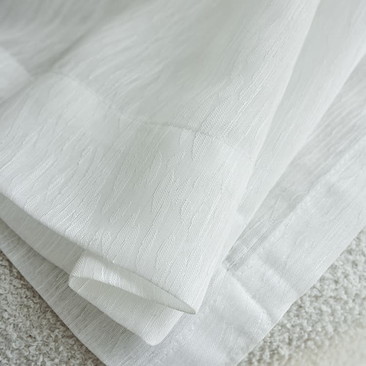 Galaxy Sparkle Embossed Jacquard Sheer Curtains